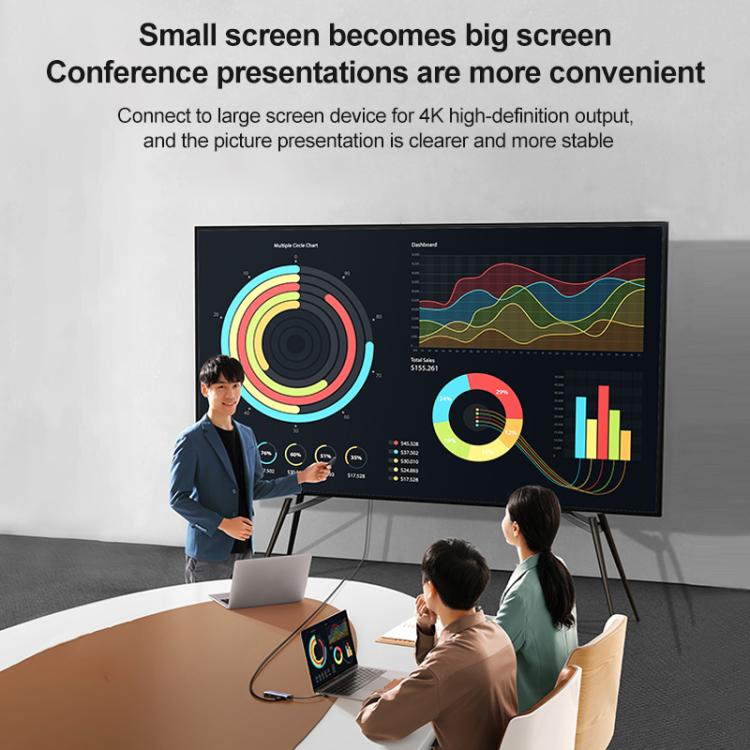 YCE V261C 13 in 1 USB-C / Type-C HUB Adapter AI Docking Station(Grey) - USB HUB by PMC TechLife | Online Shopping South Africa | PMC TechLife | Buy Now Pay Later Mobicred