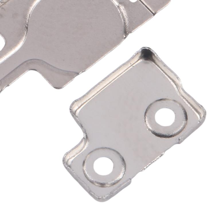 For iPhone 15 Pro Max 1 Pair Flashlight / Mic Iron Sheet Cover (On The Back Cover)