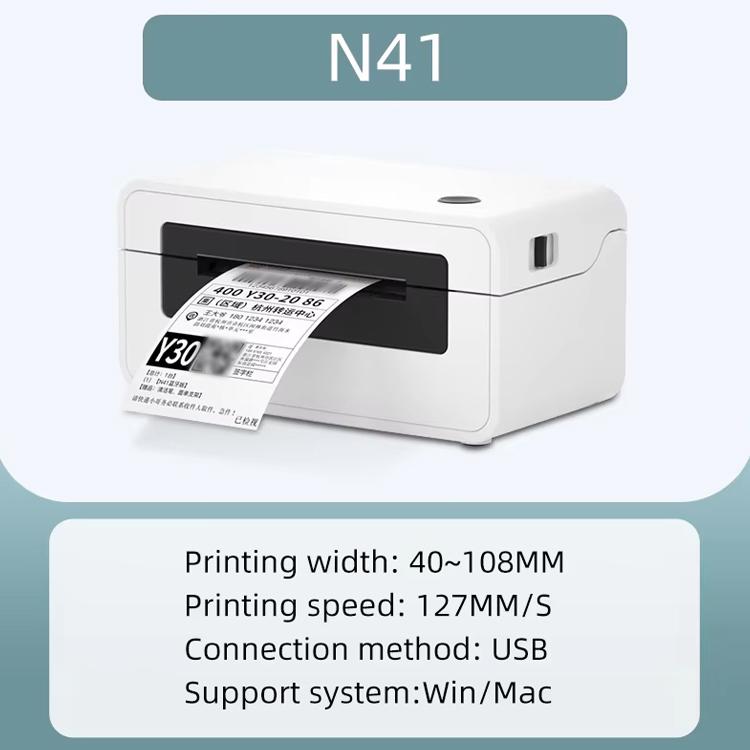HPRT N41 Bluetooth Version Express Electronic Waybill Printer, Plug:EU Plug(White) - free shipping - PMC TechLife - Order now!