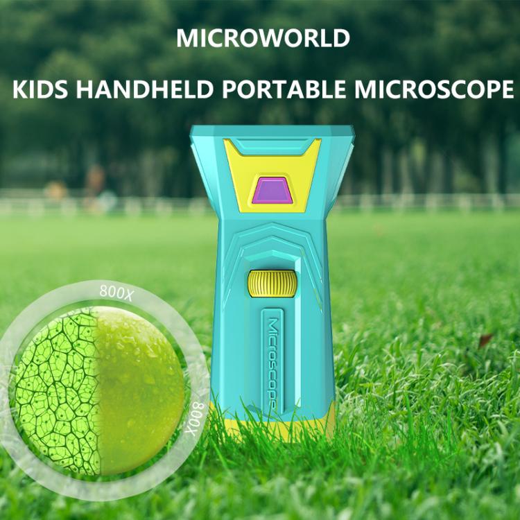 X1 3 inch HD Screen 800X Magnification Kids Microscope(Green) - free shipping - PMC Jewellery - Order now!