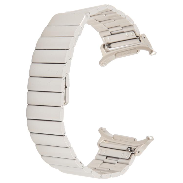 For Samsung Galaxy Watch Ultra 47mm Bamboo Stainless Steel Magnetic Watch Band(Starlight)