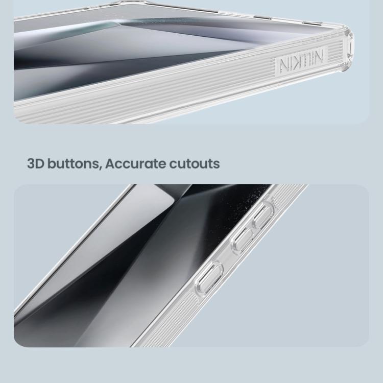 For Samsung Galaxy S25 Ultra 5G NILLKIN Ultra Clear Magsafe PC + TPU Phone Case(Transparent)