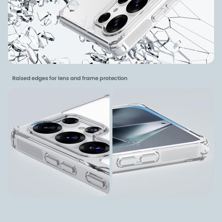 For Samsung Galaxy S25 Ultra 5G NILLKIN Ultra Clear Magsafe PC + TPU Phone Case(Transparent)