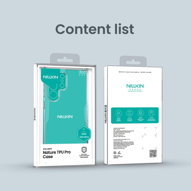 For Samsung Galaxy S25 Ultra 5G NILLKIN PC + TPU Phone Case(Transparent) - free shipping - PMc TechLife - Order now!