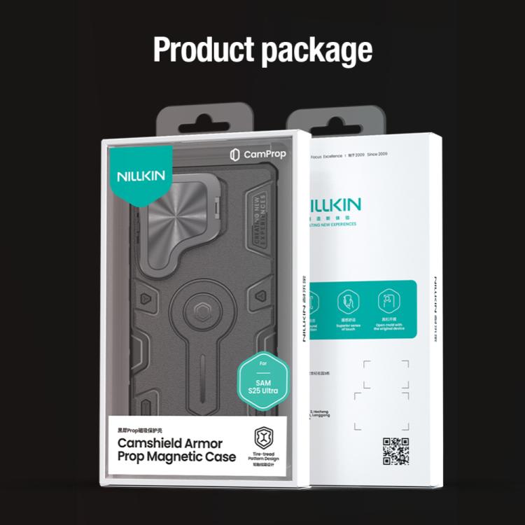 For Samsung Galaxy S25 Ultra 5G NILLKIN Black Rhino Prop MagSafe Magnetic PC Phone Case(Blue) - free shipping - PMc TechLife - Order now!