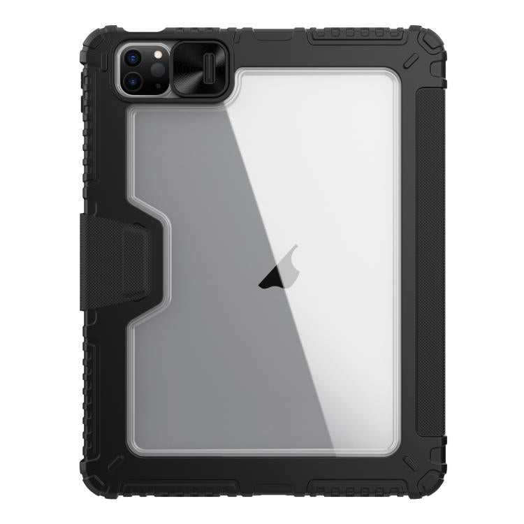 For iPad Air 11 2024 / 2025 NILLKIN Bumper Pro Folding Style Tablet Leather Case(Black)