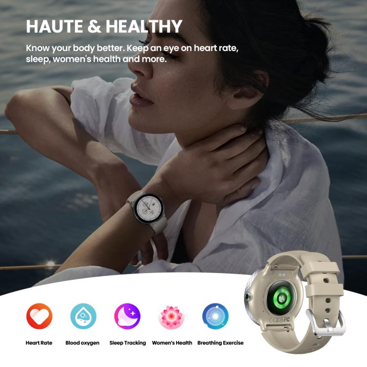 Zeblaze Lily 2 1.2 inch Screen Haute & Healthy Lady Smart Watch(Misty Pink)