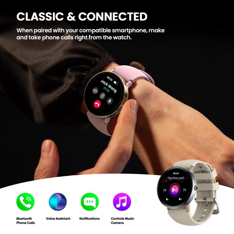 Zeblaze Lily 2 1.2 inch Screen Haute & Healthy Lady Smart Watch(Misty Pink)
