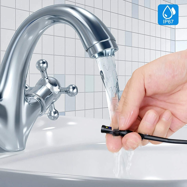 5.5mm 1080P IP68 Water-resistant 4.3 inch Screen Single Camera Digital Endoscope, Line Length:7m