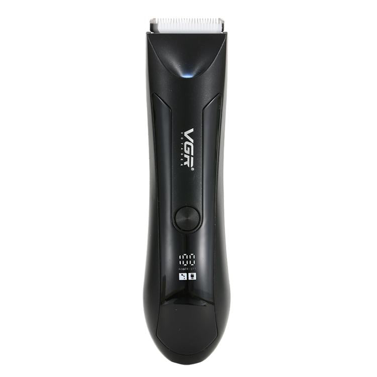 VGR V-951 IPX5 LED Digital Display Portable Light USB Hair Clipper(Black)