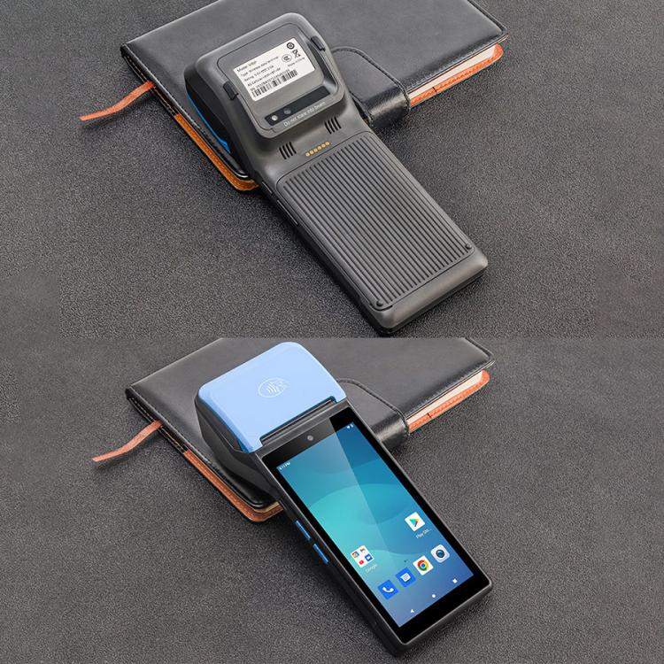 UNIWA V6P Thermal Label Printer Handheld PDA, 2GB+16GB, 5.45 inch Android 12 Mediatek MT6761 Quad Core, NFC, Network: 4G, Plug:UK Plug(Black Blue) - free shipping - PMc TechLife - Order now!