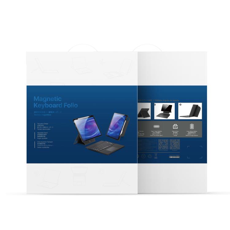 For Samsung Galaxy Tab S10 Ultra DUX DUCIS DK Series Magnetic Wireless Bluetooth Keyboard Tablet Case(Black) - Samsung Keyboard by DUX DUCIS | Online Shopping South Africa | PMC Jewellery | Buy Now Pay Later Mobicred