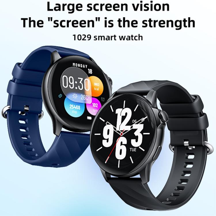 Yesido IO29 Water-resistant Smart BT Watch, 1.39 inch Screen, Support BT Call / Heart Rate(Black)