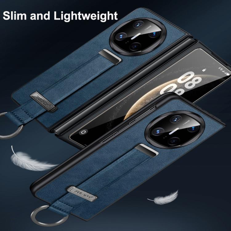 For Huawei Mate X6 SULADA PC Hybrid Leather Texture Skin Feel Shockproof Phone Case(Orange) - Huawei Cases by SULADA | Online Shopping South Africa | PMC TechLife | Buy Now Pay Later Mobicred