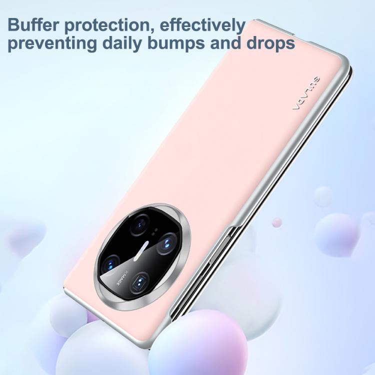 For Huawei Mate X6 SULADA Skin Feel Liquid Leather Shockproof Phone Case(Black) - free shipping - PMC TechLife - Order now!