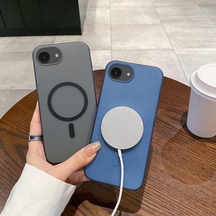 For iPhone 16e Ice Fog MagSafe PC Phone Case(Titanium Blue) - iPhone 16e Cases by PMC TechLife | Online Shopping South Africa | PMC TechLife | Buy Now Pay Later Mobicred