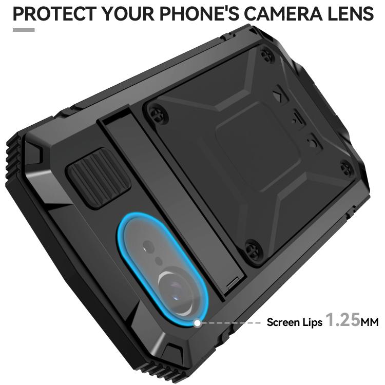 For iPhone 16e IP68 Water-resistant Dustproof Shockproof Phone Case(Black)