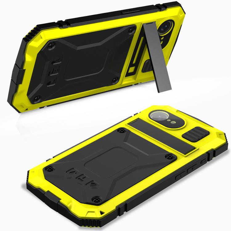 For iPhone 16e IP68 Water-resistant Dustproof Shockproof Phone Case(Yellow)