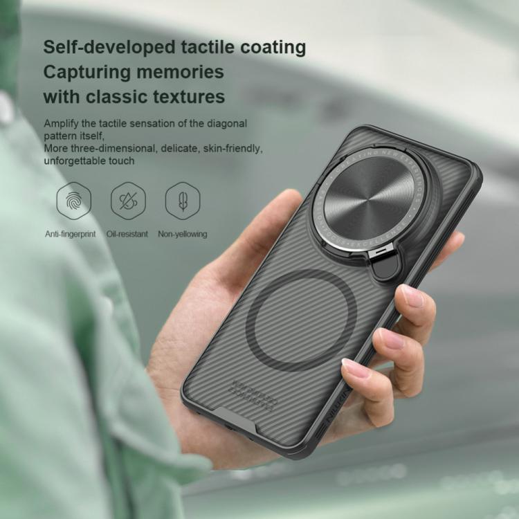 For Xiaomi 15 Ultra NILLKIN CamShield Prop MagSafe Magnetic Translucent PC Phone Case(Black) - free shipping - PMC Jewellery - Order now!