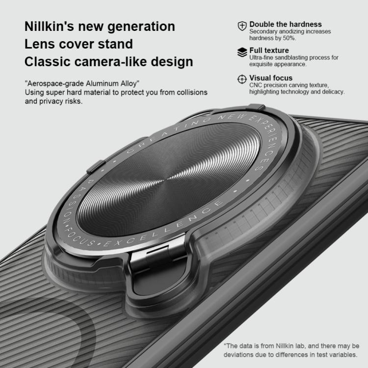 For Xiaomi 15 Ultra NILLKIN CamShield Prop MagSafe Magnetic Translucent PC Phone Case(Black) - free shipping - PMC Jewellery - Order now!