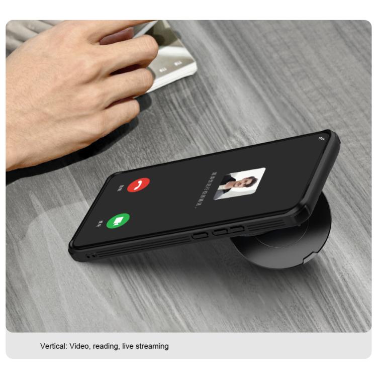 For Xiaomi 15 Ultra NILLKIN CamShield Prop MagSafe Magnetic Translucent PC Phone Case(Black)