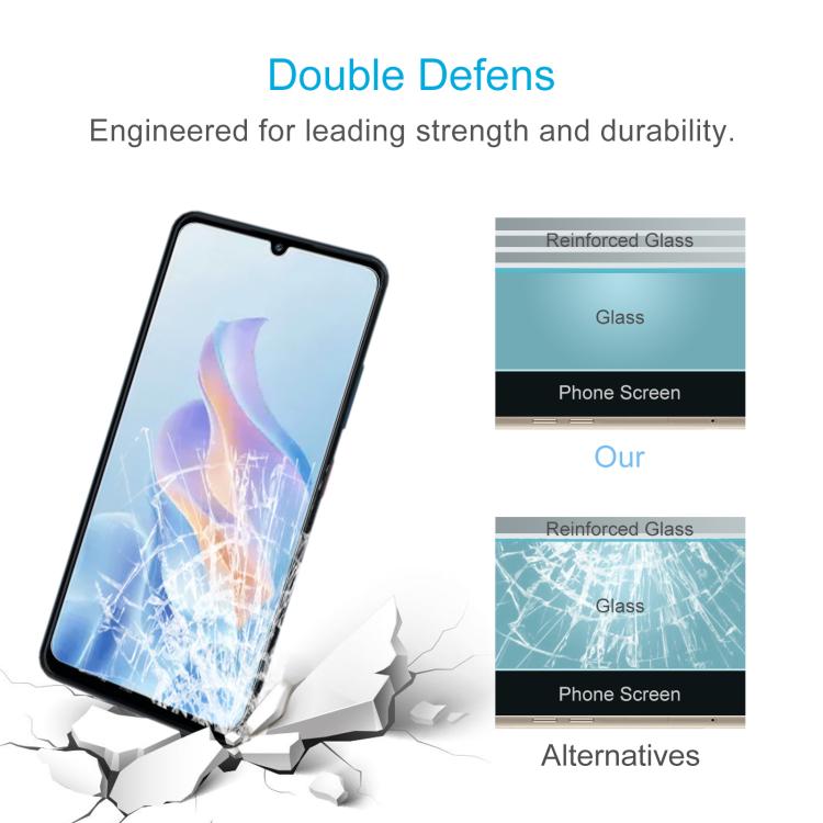 For ZTE Blade A76 4G 10pcs 0.26mm 9H 2.5D Tempered Glass Film - free shipping - PMC Jewellery - Order now!