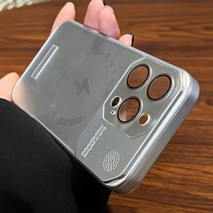 For iPhone 15 Plus Frameless Aromatherapy MagSafe Magnetic PC Phone Case(Gold) - iPhone 15 Plus Cases by PMC Jewellery | Online Shopping South Africa | PMC Jewellery | Buy Now Pay Later Mobicred