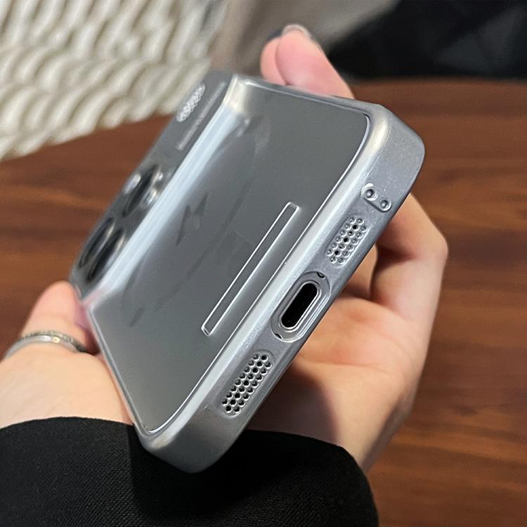 For iPhone 15 Plus Frameless Aromatherapy MagSafe Magnetic PC Phone Case(Blue) - free shipping - PMC Jewellery - Order now!
