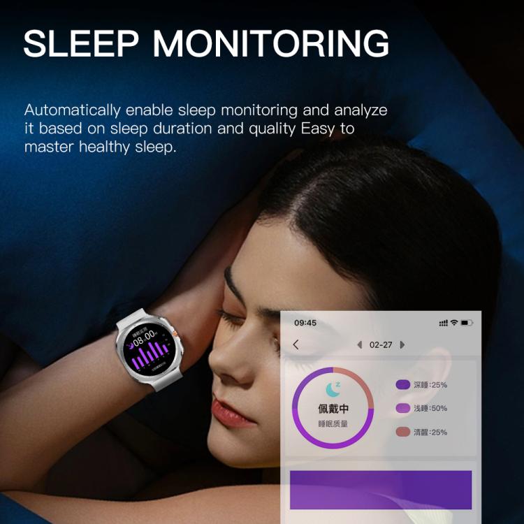 X7 1.51 inch IPS Screen Bluetooth Smart Watch Supports Healthy Monitoring(Silver) - free shipping - PMC TechLife - Order now!
