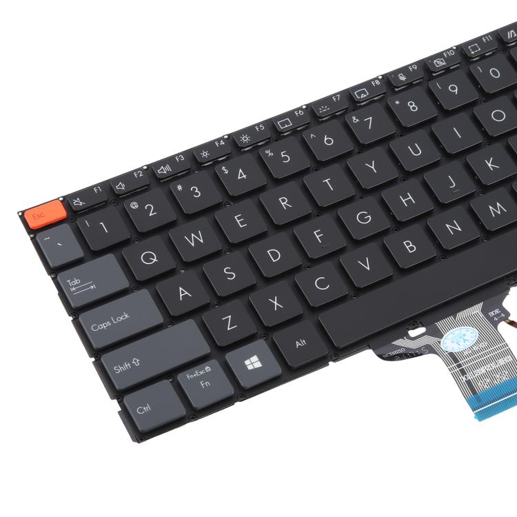 US Version Backlit Laptop Keyboard for Asus Vivobook Pro 14X M7400 M4700 M4700QC M4700PC M7600 M3400 M3401 M3401Q X7400 X3400 X3400P K3400P(Black)
