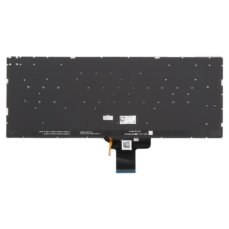 US Version Backlit Laptop Keyboard for Asus Vivobook Pro 14X M7400 M4700 M4700QC M4700PC M7600 M3400 M3401 M3401Q X7400 X3400 X3400P K3400P(Gray)