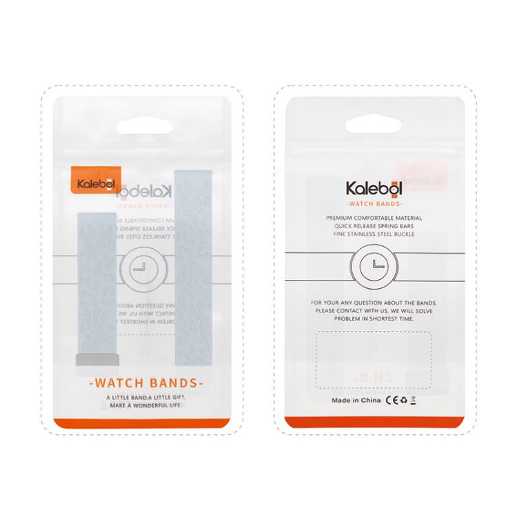 22mm Kalebol Universal Leopard Print Magnetic Folding Buckle Silicone Strap(Starlight) - 22mm Bands by Kalebol | Online Shopping South Africa | PMC Jewellery | Buy Now Pay Later Mobicred