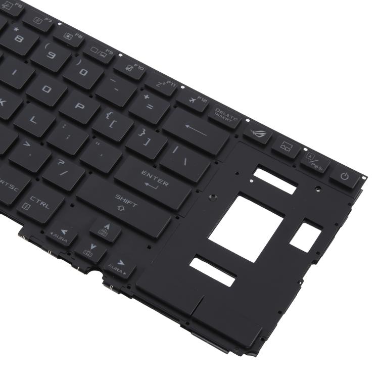 US Version Backlit Laptop Keyboard for Asus ROG Zephyrus Duo 15 inch GX550L GX550 GX550LXS GX550LWS GX551 GX551Q(Black)