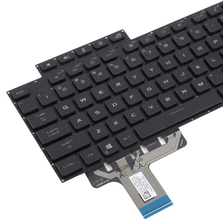 US Version RGB Backlit Laptop Keyboard for Asus ROG Stirx G17 G713 G713Q G713QE G713QY G713QR G713RX G713RS G713RC G713IR G713IH(Black)