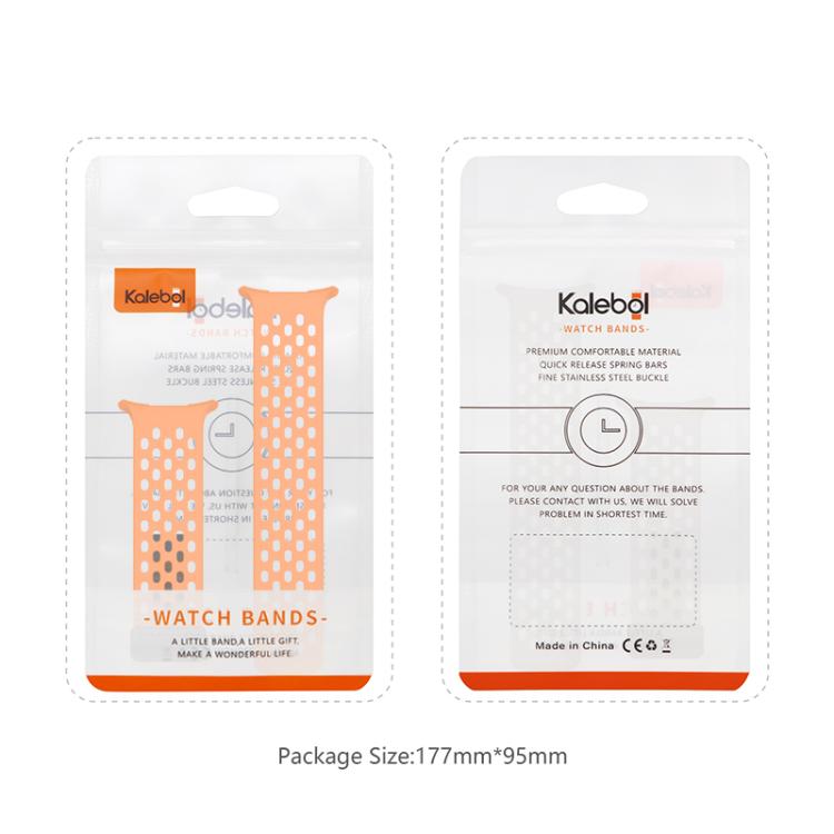 For Samsung Galaxy Watch Ultra 47mm Kalebol Porous Silicone Magnetic Watch Band(Orange) - free shipping - PMc TechLife - Order now!