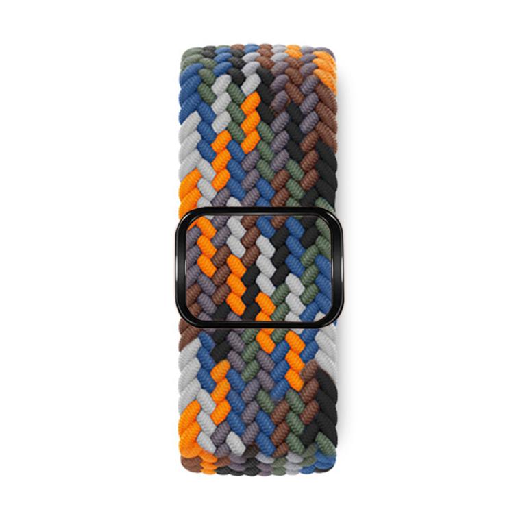 For Apple Watch 42mm / 41mm / 40mm / 38mm Kalebol Eight Buckle Nylon Braided Watch Band(Camouflage)