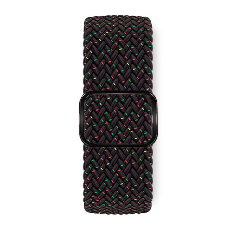 For Apple Watch 42mm / 41mm / 40mm / 38mm Kalebol Eight Buckle Nylon Braided Watch Band(Starlight Black)