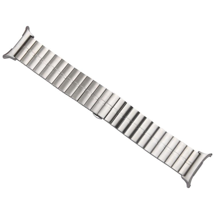 For Samsung Galaxy Watch Ultra 47mm Kalebol One-bead Stainless Steel Watch Band(Titanium)