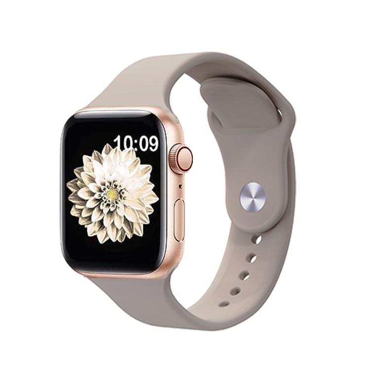 For Apple Watch 46mm / 49mm / 45mm / 44mm Kalebol Reverse Buckle Silicone Watch Band(Dark Grey)