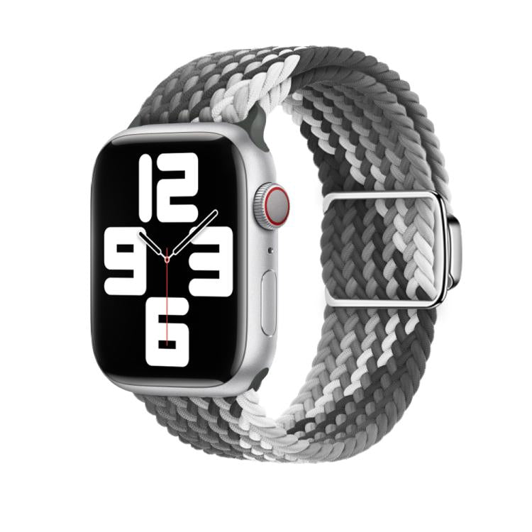 For Apple Watch 42mm / 41mm / 40mm / 38mm Kalebol Nylon Loop Magnetic Buckle Watch Band(Dark Chocolate)