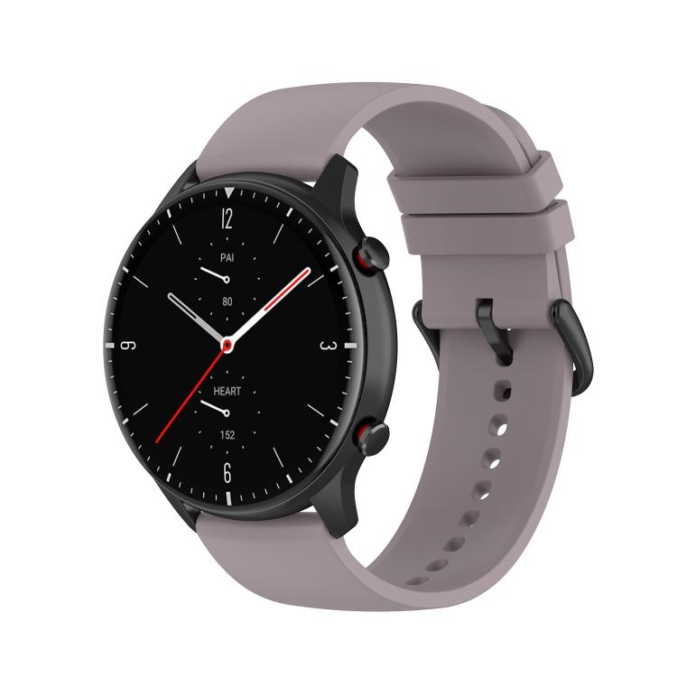 20mm Kalebol Round Tail Silicone Watch Band(Roland Purple)