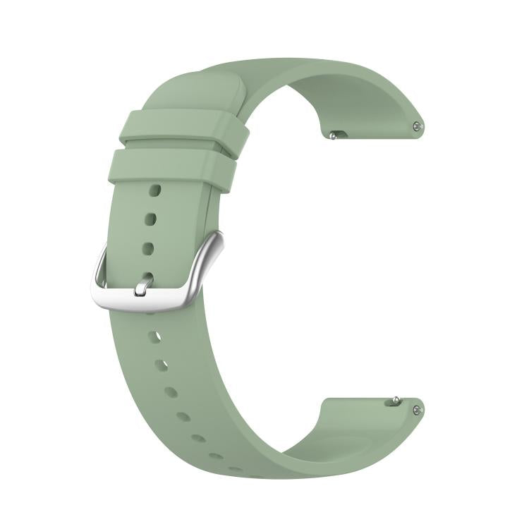 22mm Kalebol Round Tail Silicone Watch Band(Ice Green)