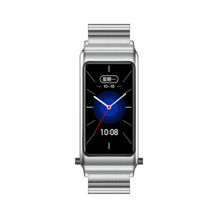 K80 1.57 inch Steel Band IP67 Earphone Detachable Smart Watch, Support Bluetooth Call(Silver)
