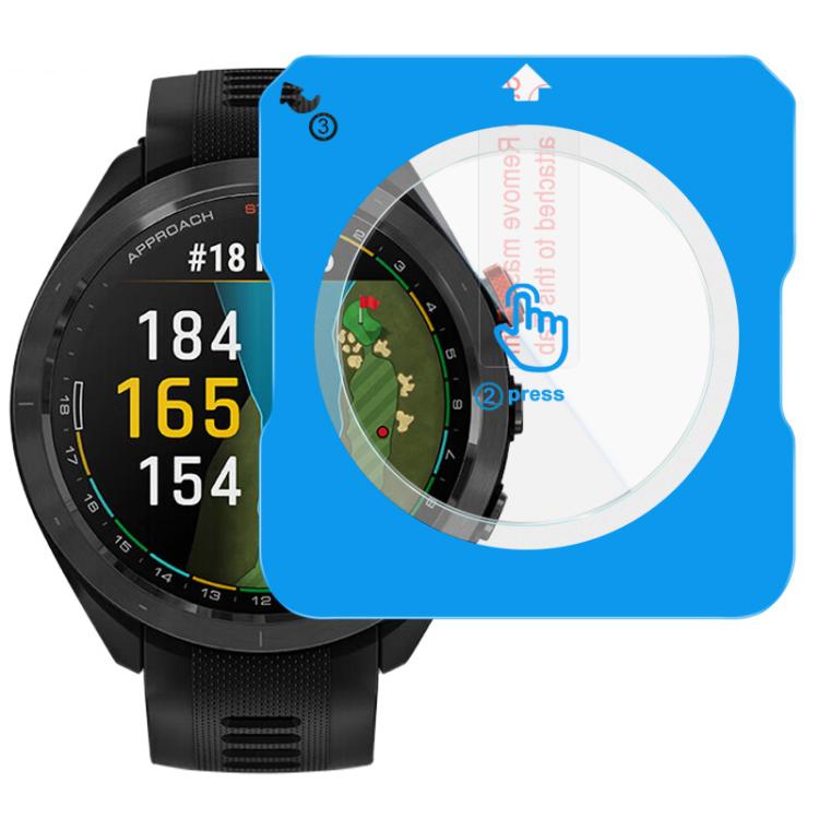 For Garmin Approach S70 42mm imak Tempered Glass Watch Film, Self-positioning Version