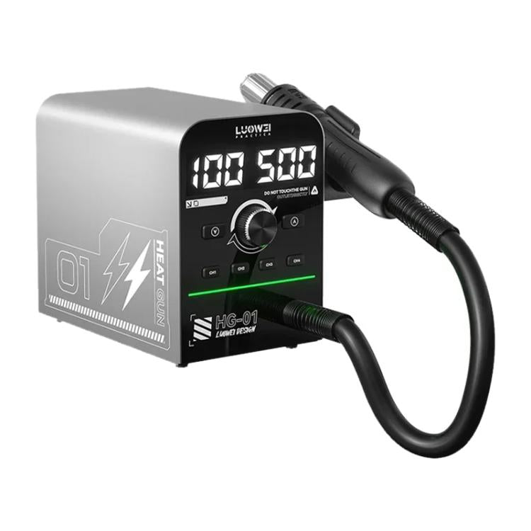Luowei HG-01 800W Intelligent Digital Hot Air Gun BGA Desoldering Rework Station, Plug:US Plug