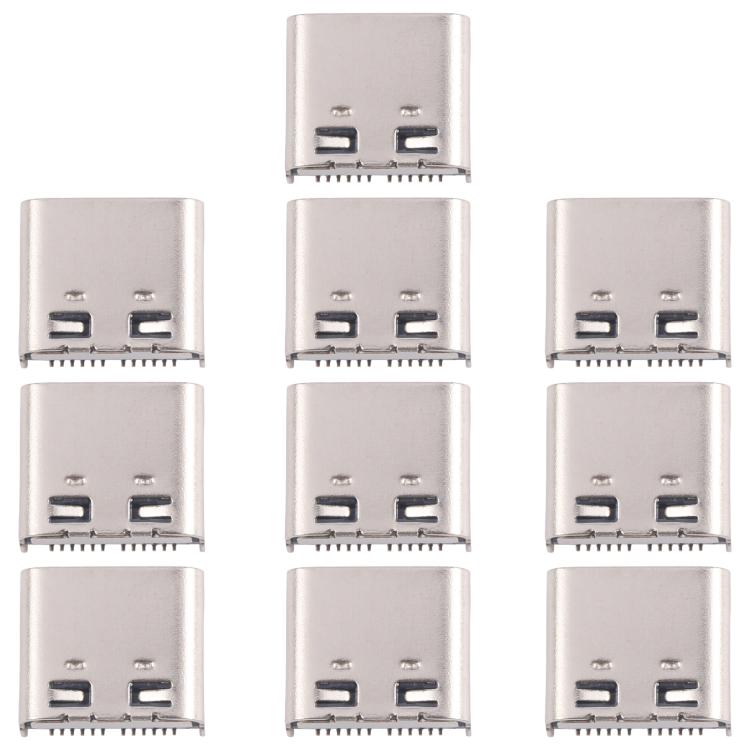 10pcs Original 12 Pin Charging Port Connector, Model:Dual-row Pin