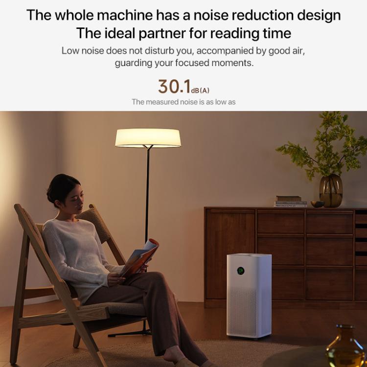 Original Xiaomi Mijia Air Purifier 5 Home Antibacterial Aldehyde Removal Purifier, US Plug(White)