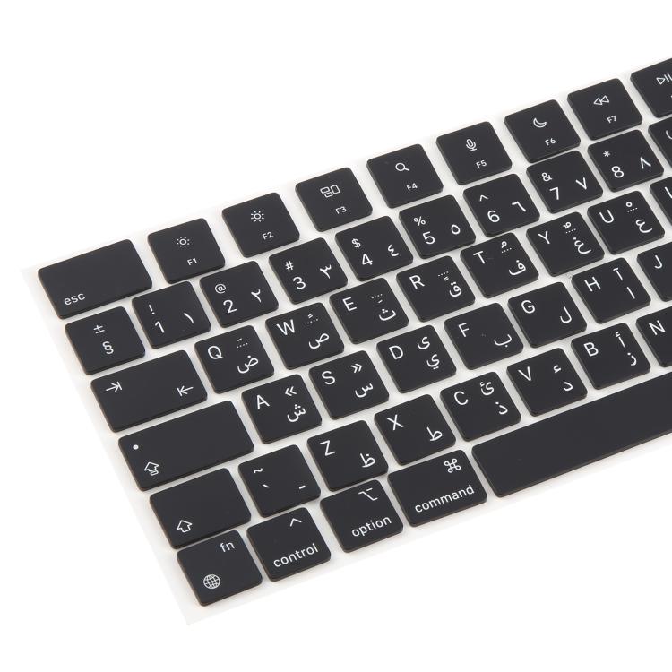For MacBook A2681 A2941 A3113 A3114 UK Big Enter Version Keycaps, Language:Arabic