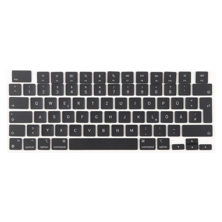 For MacBook A2681 A2941 A3113 A3114 UK Big Enter Version Keycaps, Language:German