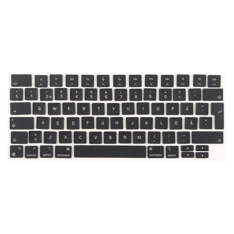 For MacBook A2681 A2941 A3113 A3114 UK Big Enter Version Keycaps, Language:Sweden
